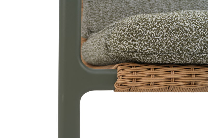 Motty armchair Nordic Green/Teddy Verde