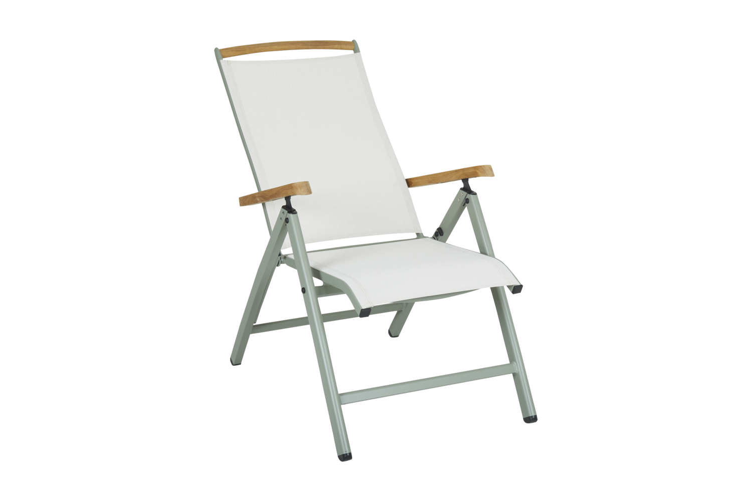 Andy position chair Dusty green/Off-white