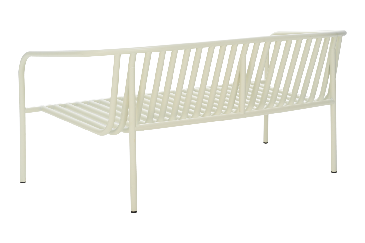 Bendt 2-seater sofa Pearl White/Teddy Orange