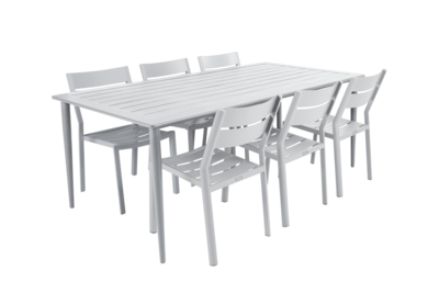 Delia dining chair White