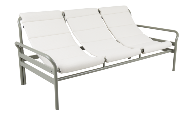 Sling 3-seater sofa Nordic Green/Vanilla White