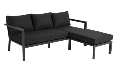 Delia divan sofa Anthracite/grey