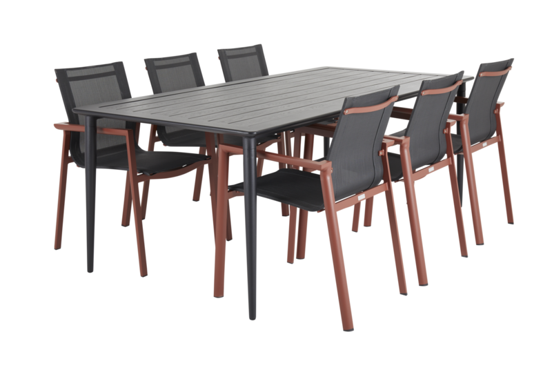 Nimes dining table Black