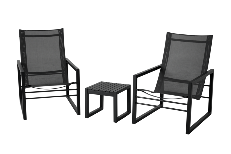 Vevi armchair Black/grey