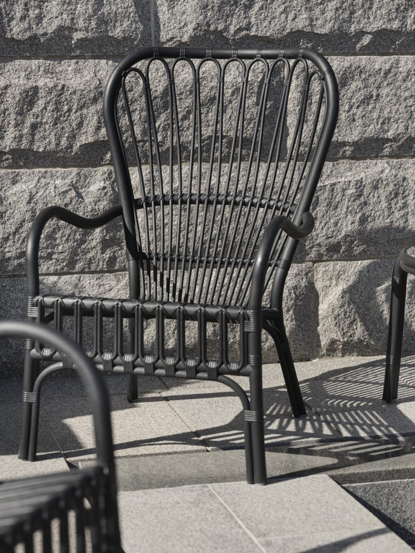 Waltz armchair Black