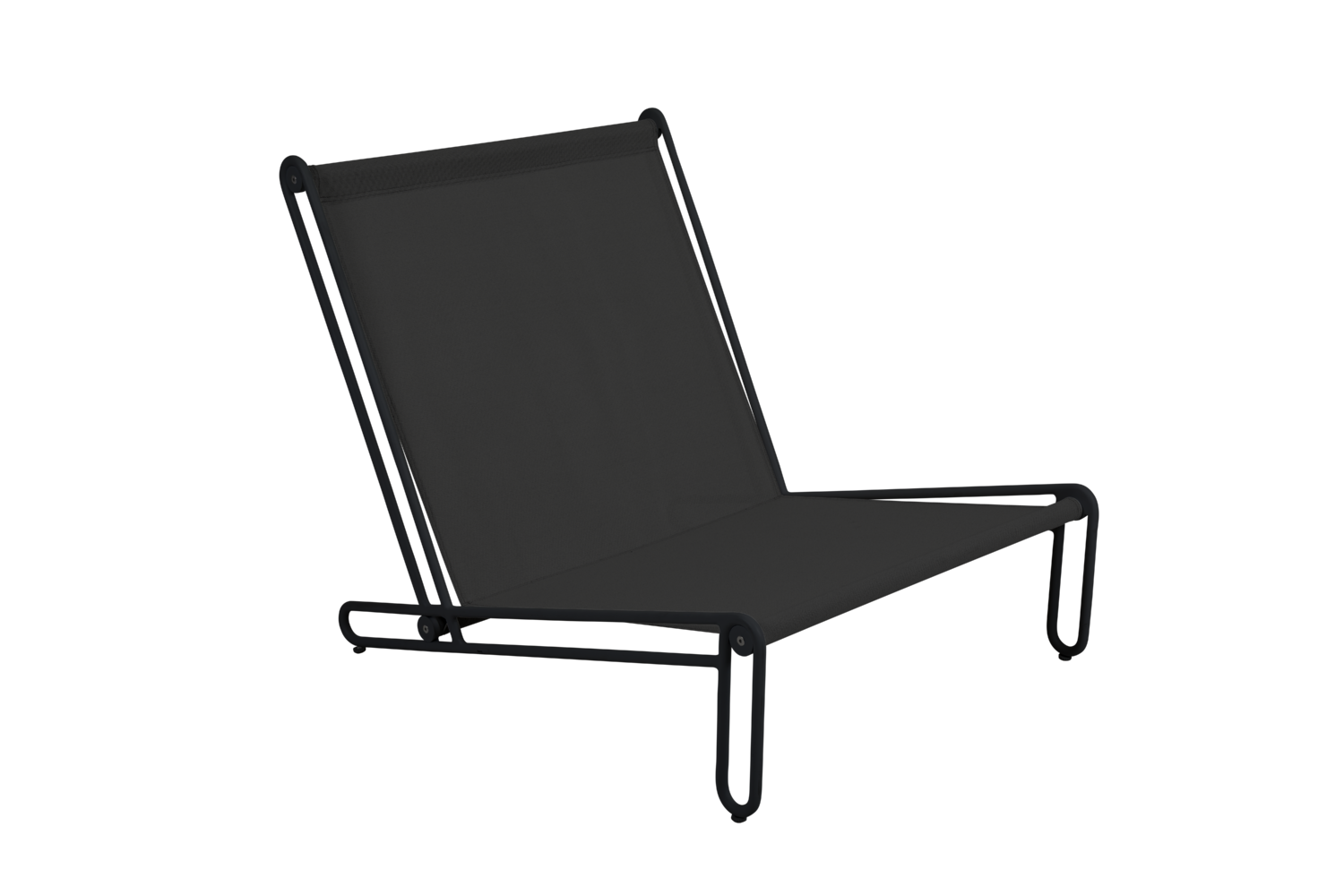 Blixt lounge chair Black/Cley beige
