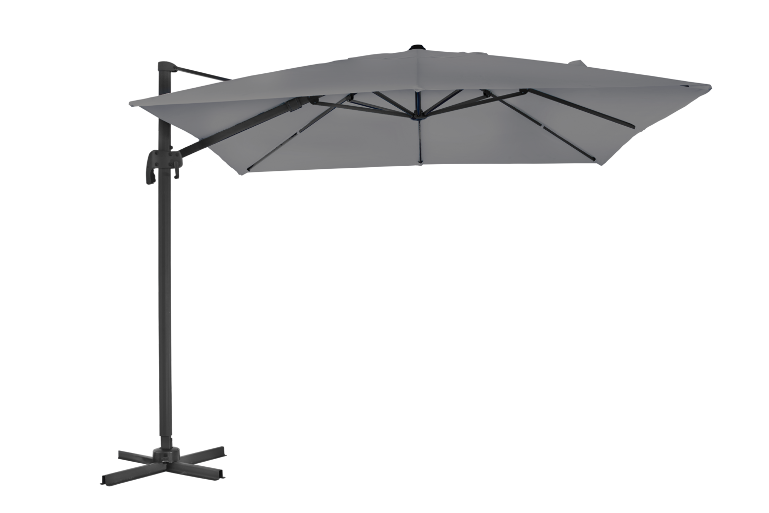 Linz hanging parasol Anthracite/Grey