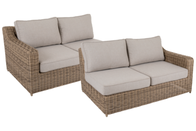 Glendon end piece Rustic/Beige