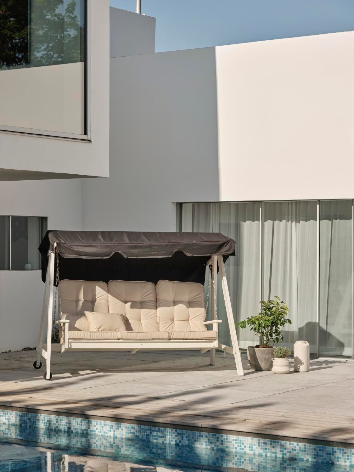 Kornhult garden swing White