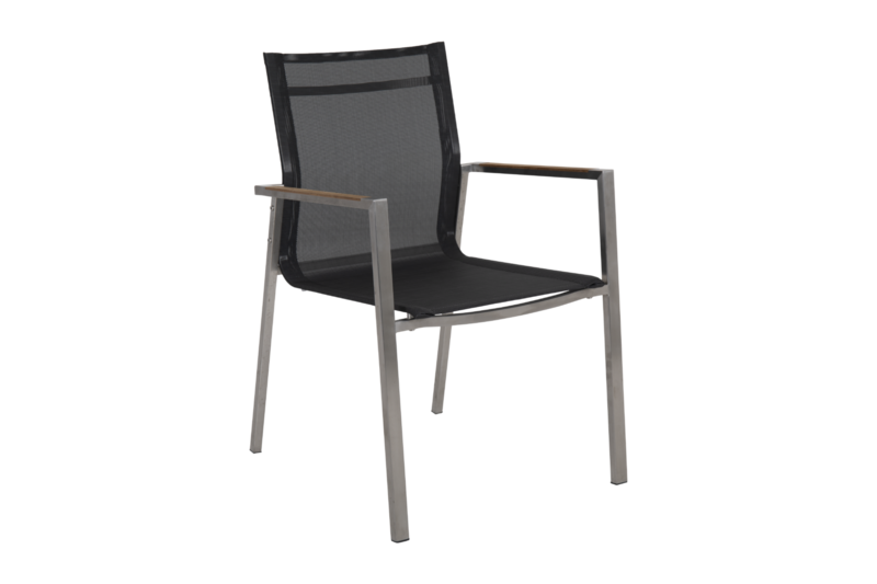 Naos dining chair Natural colored/grey