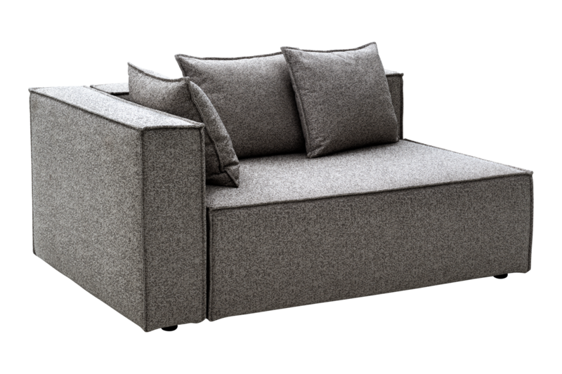 Muki end piece Smokey Grey