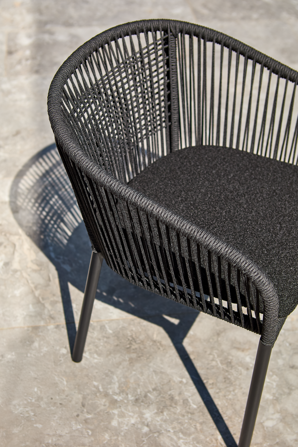 Delta armchair Black/Teddy Black