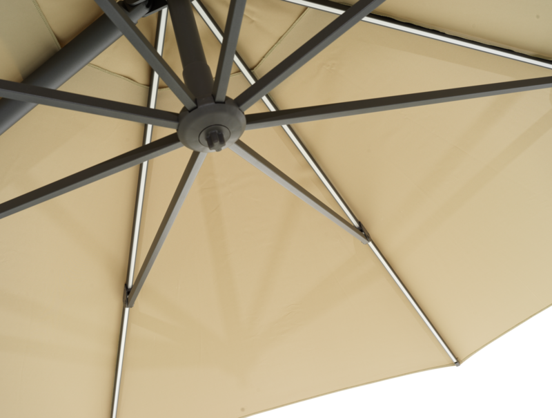 Cilento parasol Light Grey/Khaki