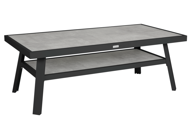 Samvaro Low coffee table Anthracite/anthracite