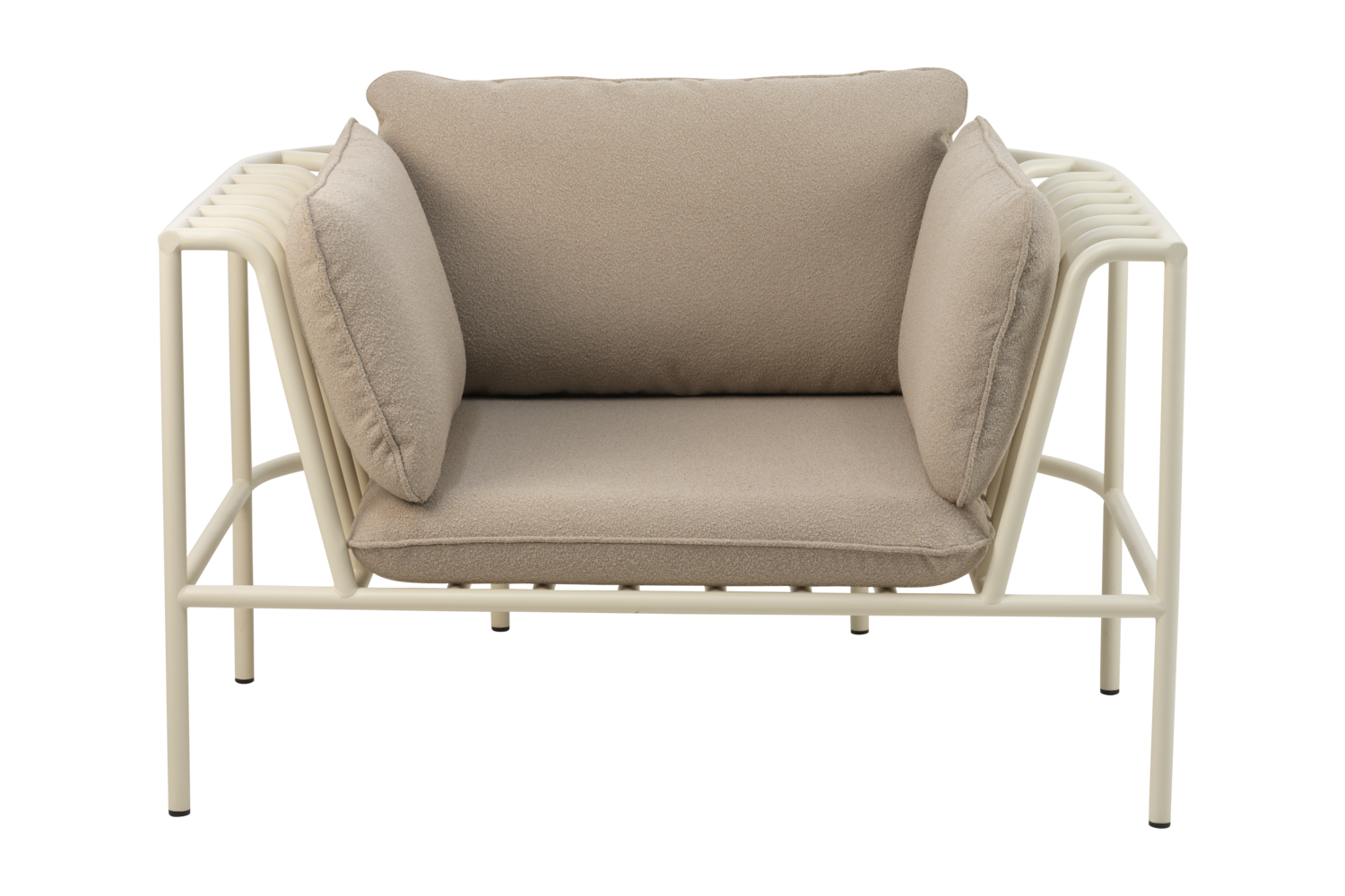 Collier armchair Pearl White/Teddy Beige