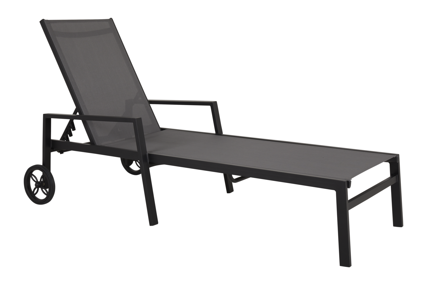 Leone lounger Black/grey