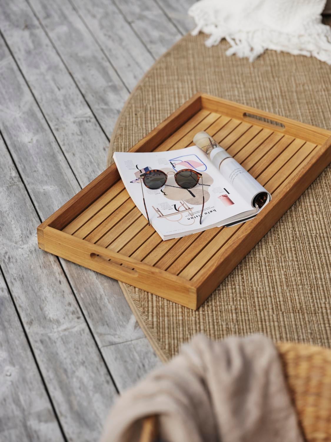 Turin serving tray Natural color