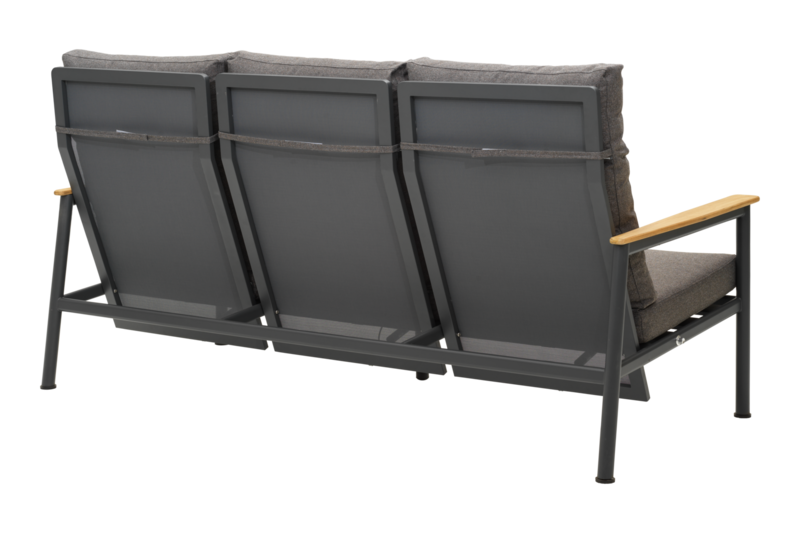 Gordon 3-seater sofa Anthracite/Soft Dawn