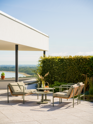 Motty armchair Nordic Green/Teddy Verde