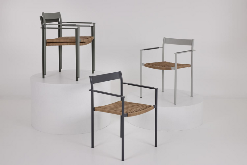 DK dining chair Anthracite/Natur