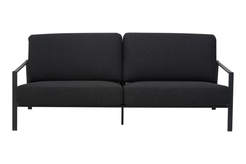 Lyra 2,5-seater sofa Black/Teddy Black