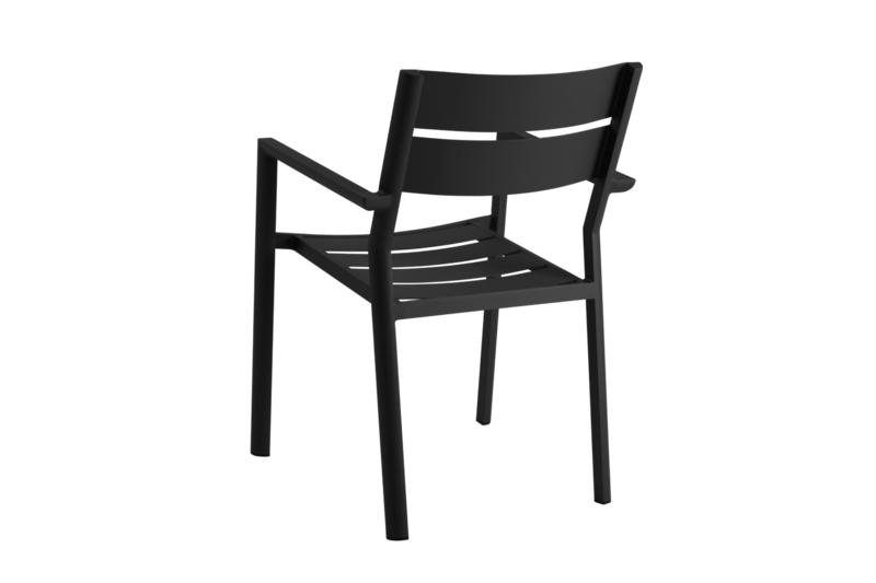 Delia armchair Black