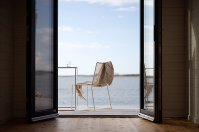 Haru dining chair Pearl white