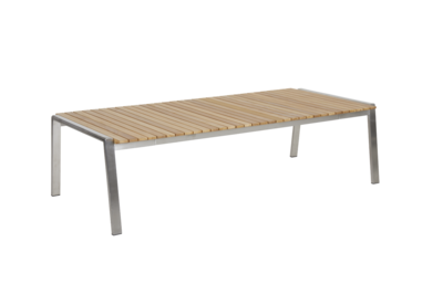 Naos coffee table Stainless steel/teak