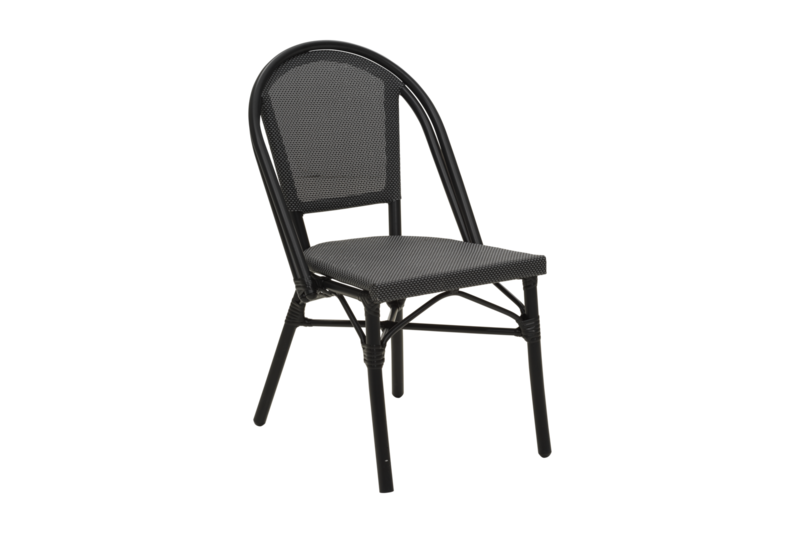Parterre dining chair Black/black