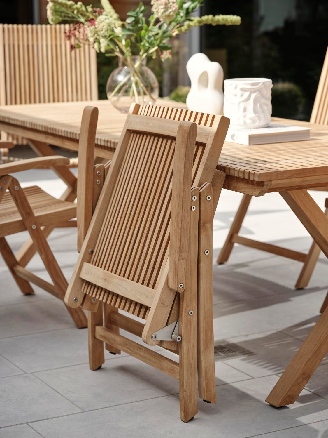 Julita position chair Natural color