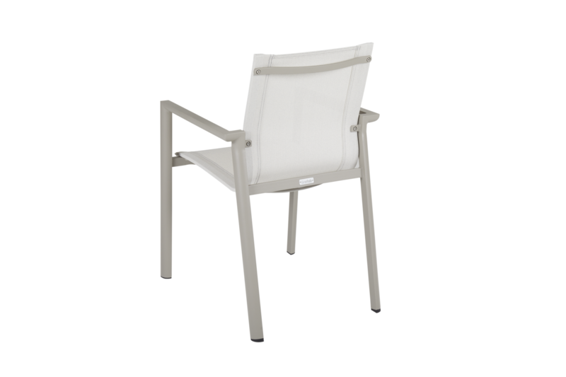 Delia armchair Khaki/Off-white