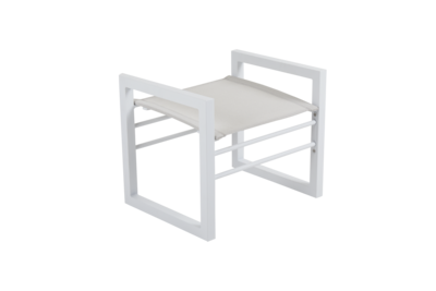 Vevi footstool White/white