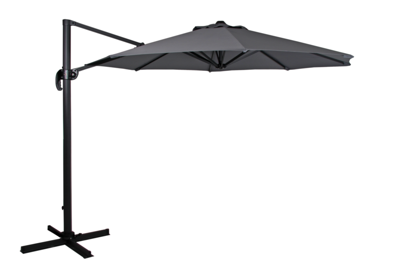 Linz hanging parasol Grey