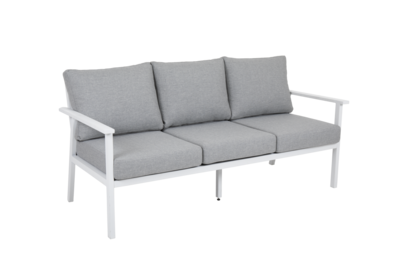 Samvaro 3-seater sofa White/Pearl grey