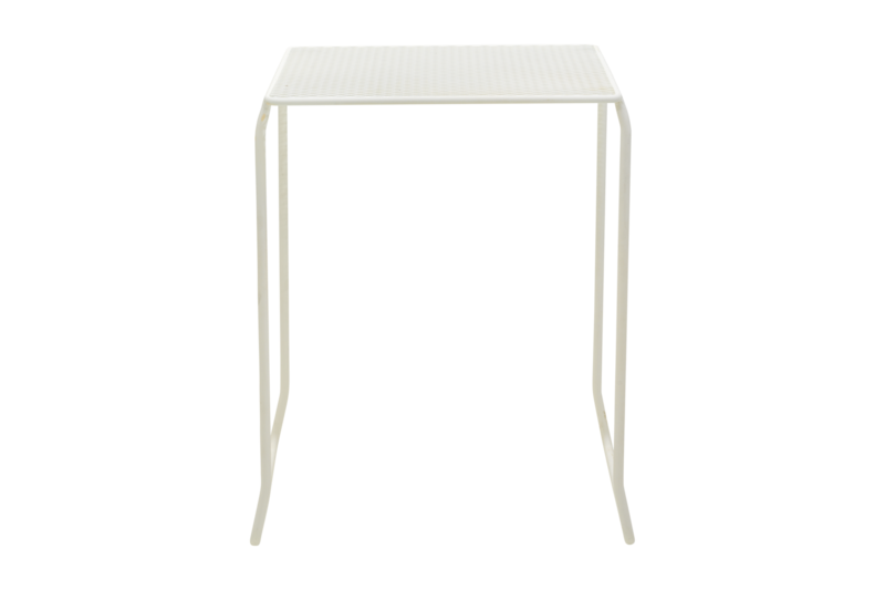 Haru café table Pearl white