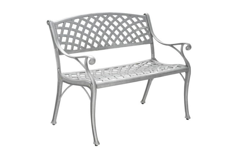 Arras 2-seater sofa Aluminium