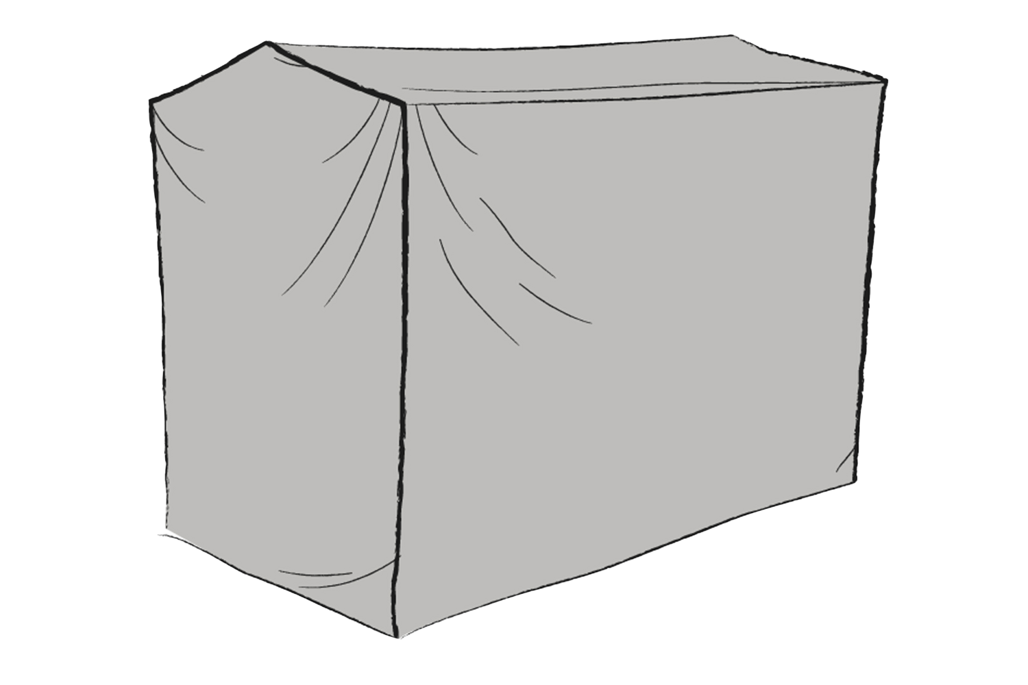 Furniture cover garden swing Grey - Waterrepellant