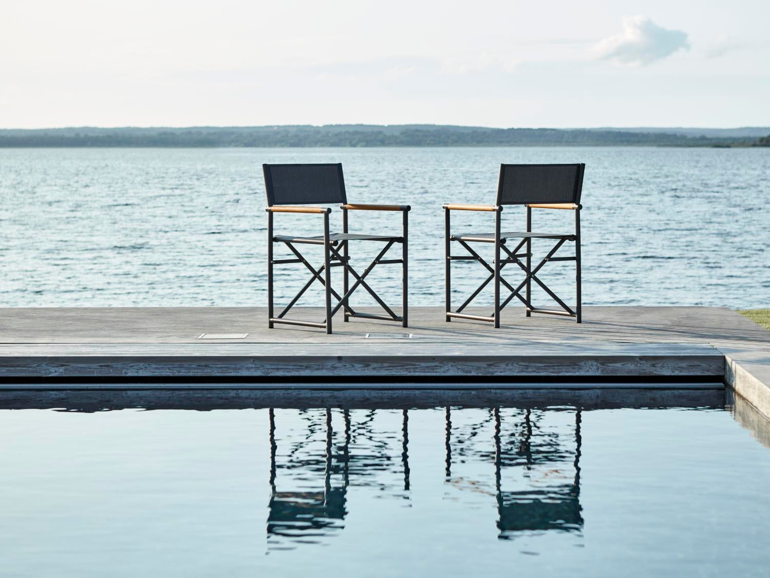 Zand dining chair Anthracite/Teak