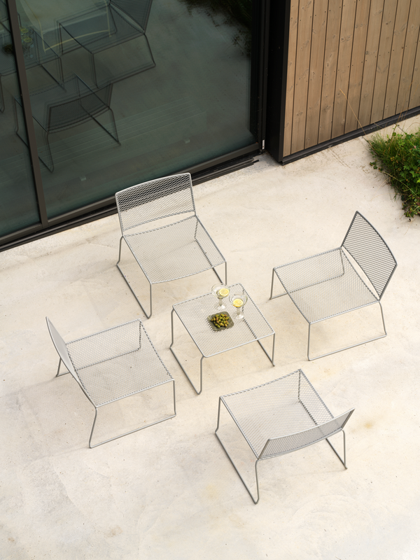 Haru side table Slate Grey