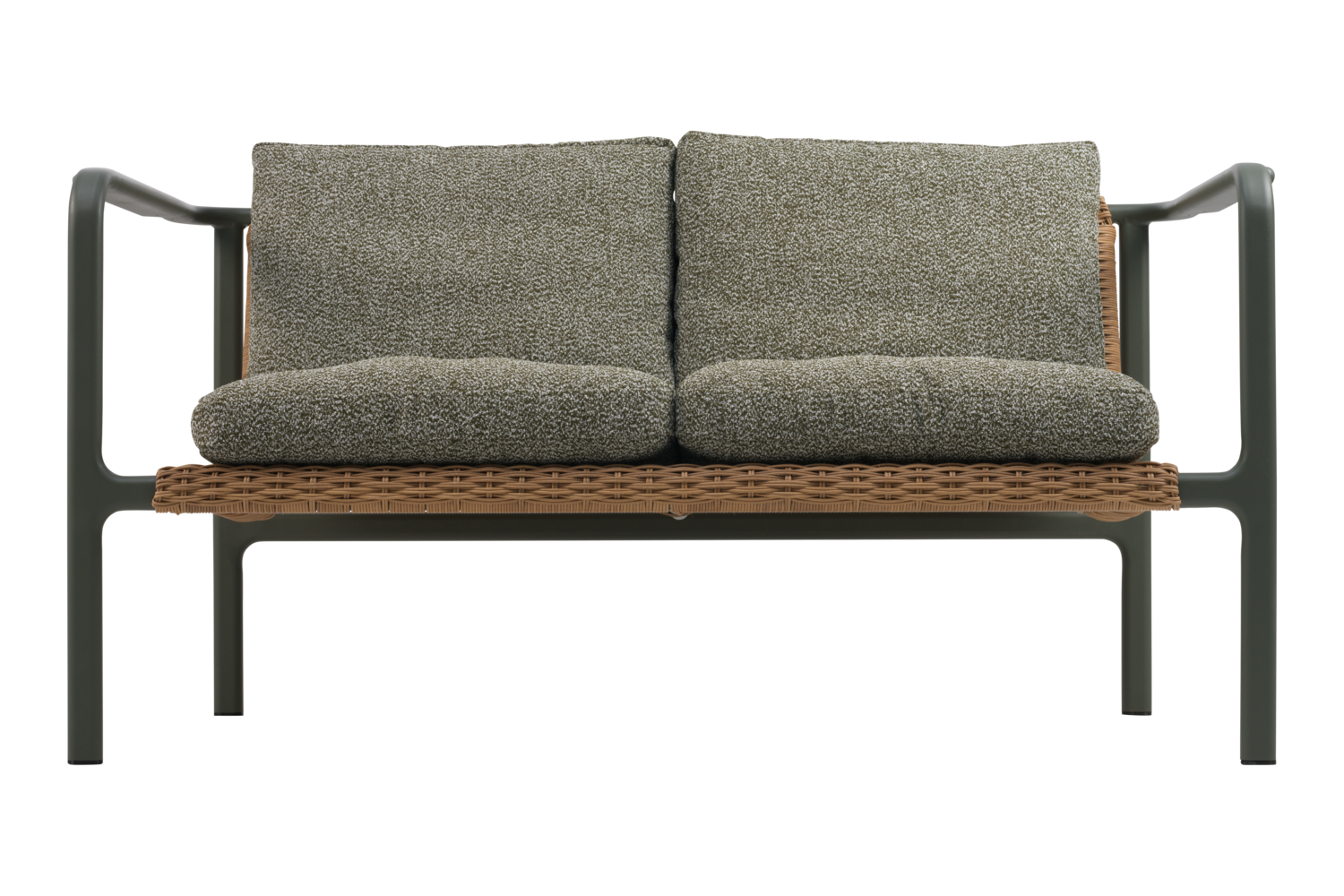 Motty 2-seater sofa Nordic Green/Teddy Verde