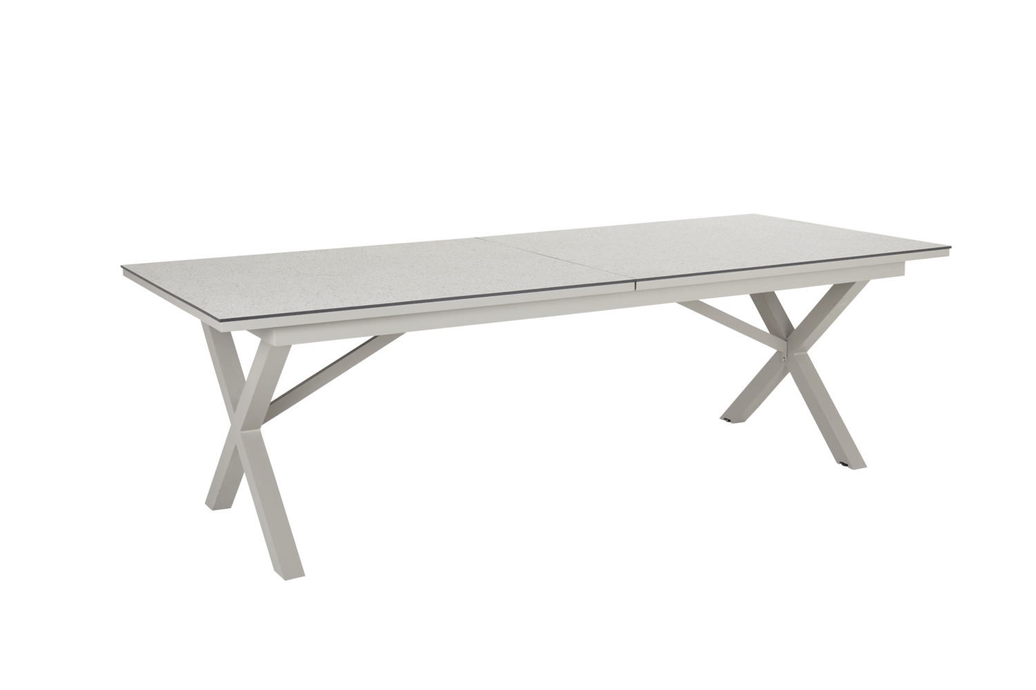 Hillmond dining table Khaki/Terrazzo