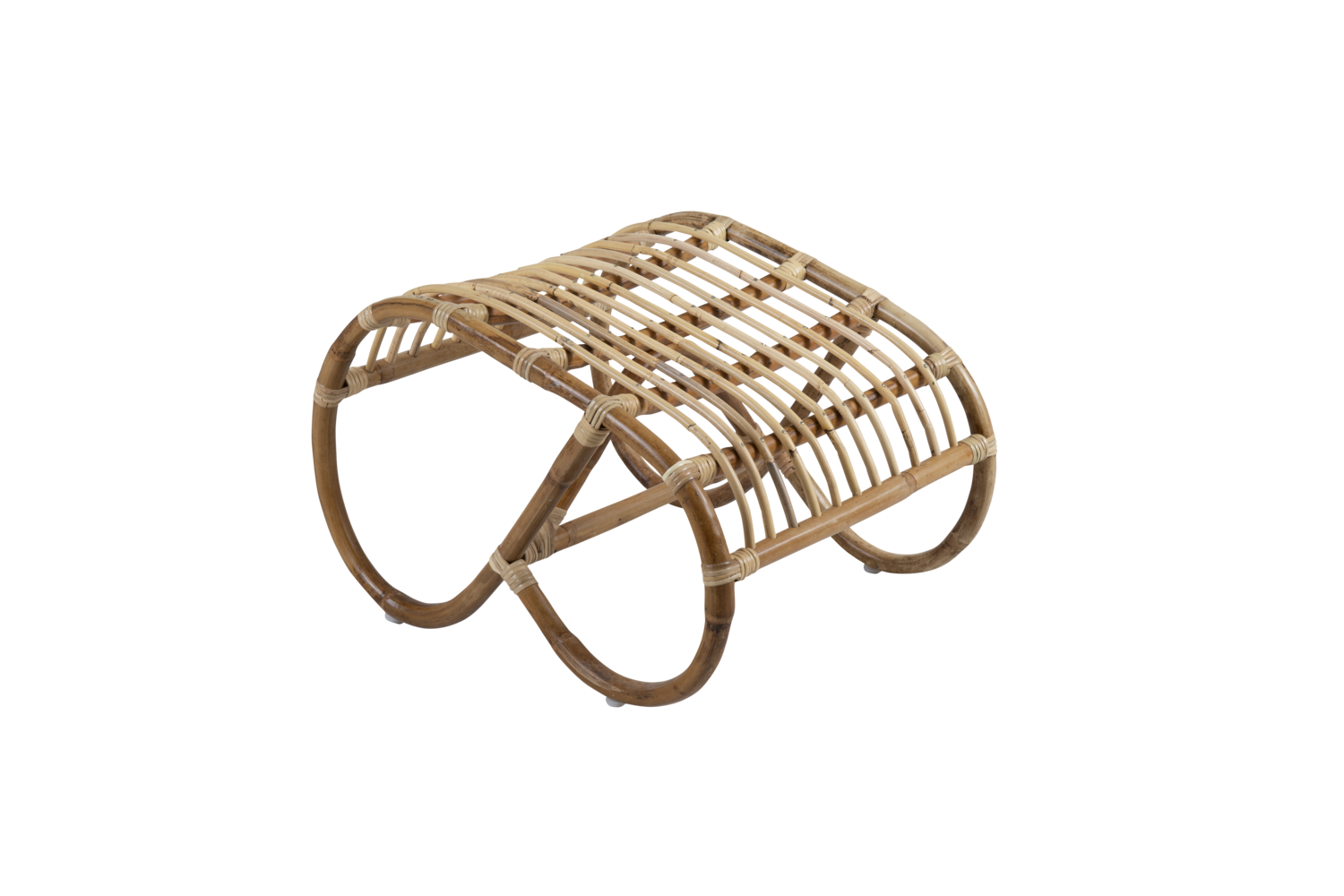 Vallda footstool Natural color