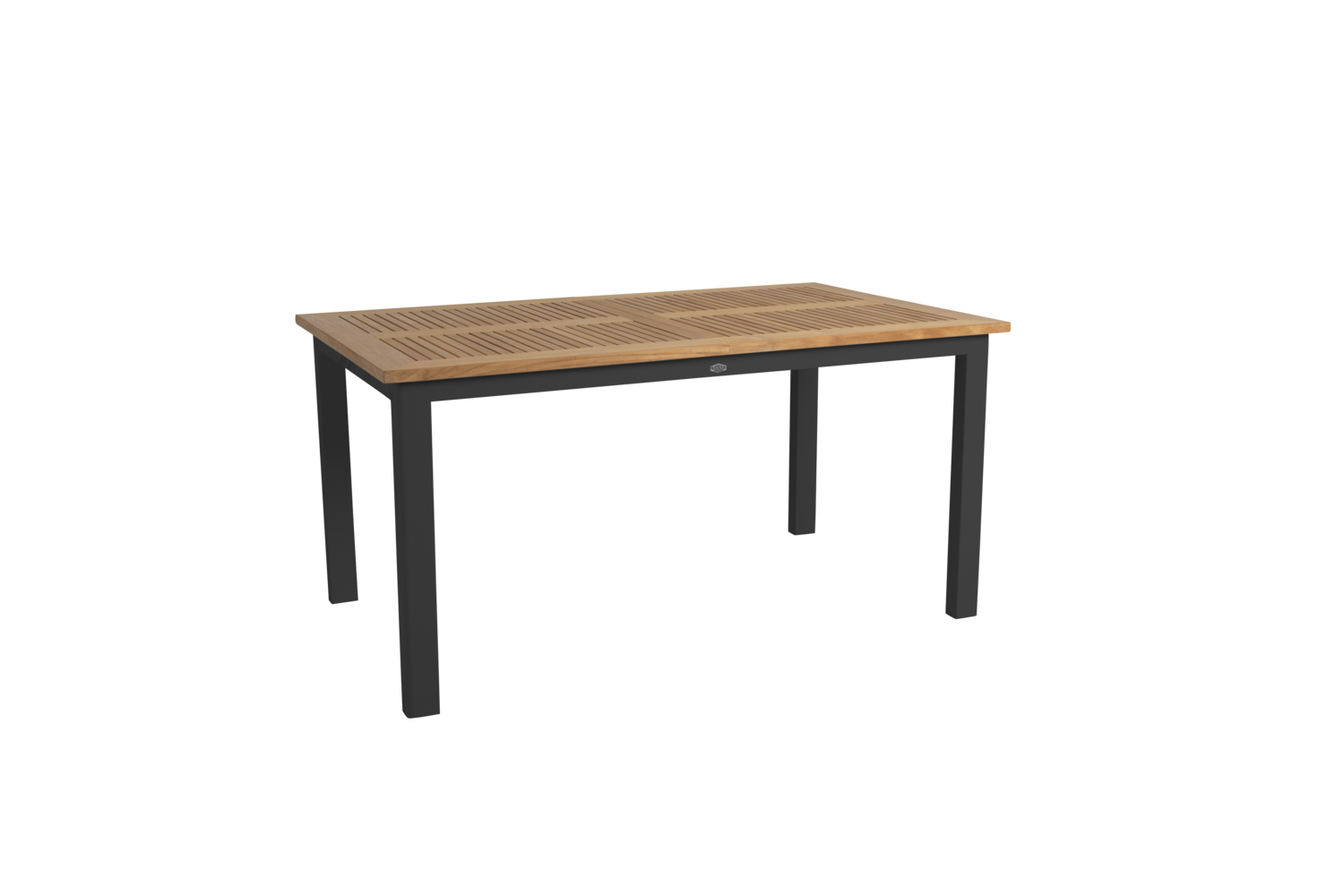 Lyon dining table Black/teak
