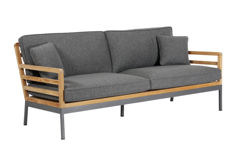 Zalongo 3-seater sofa Natural colored/grey