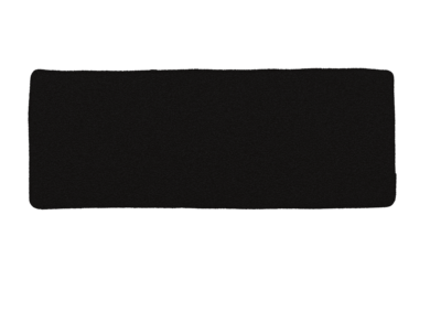 Frisk seat cushion Teddy Black