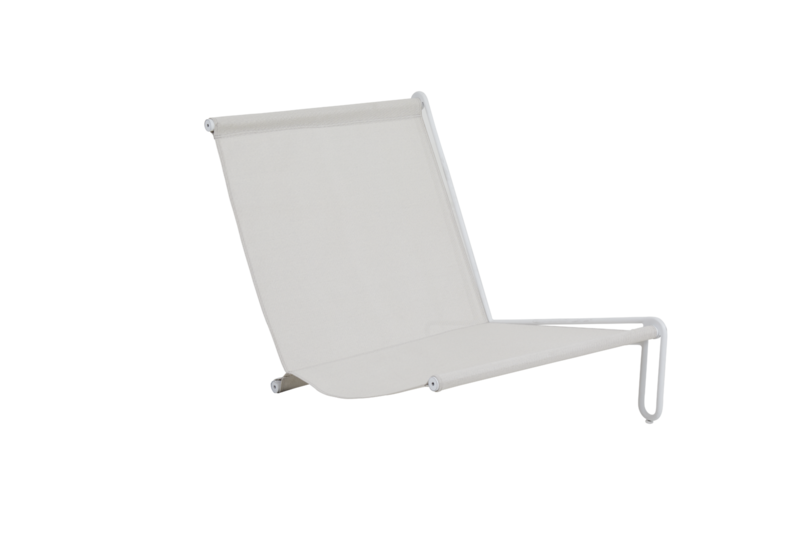 Blixt seat part White/Cley beige