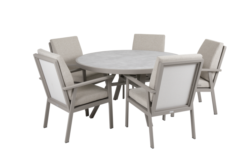 Samvaro dining table Khaki/sand