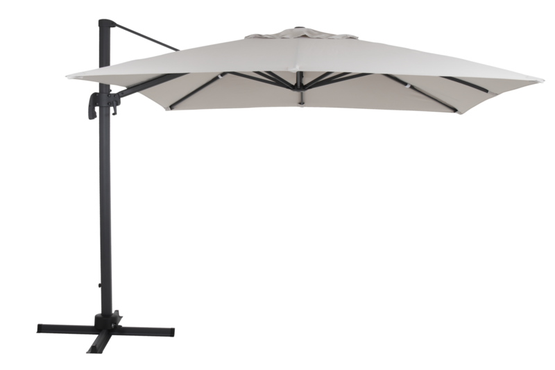 Linz hanging parasol Anthracite/khaki