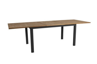 Lyon dining table Black/teak