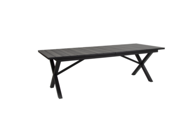 Hillmond dining table Black/Grey wood